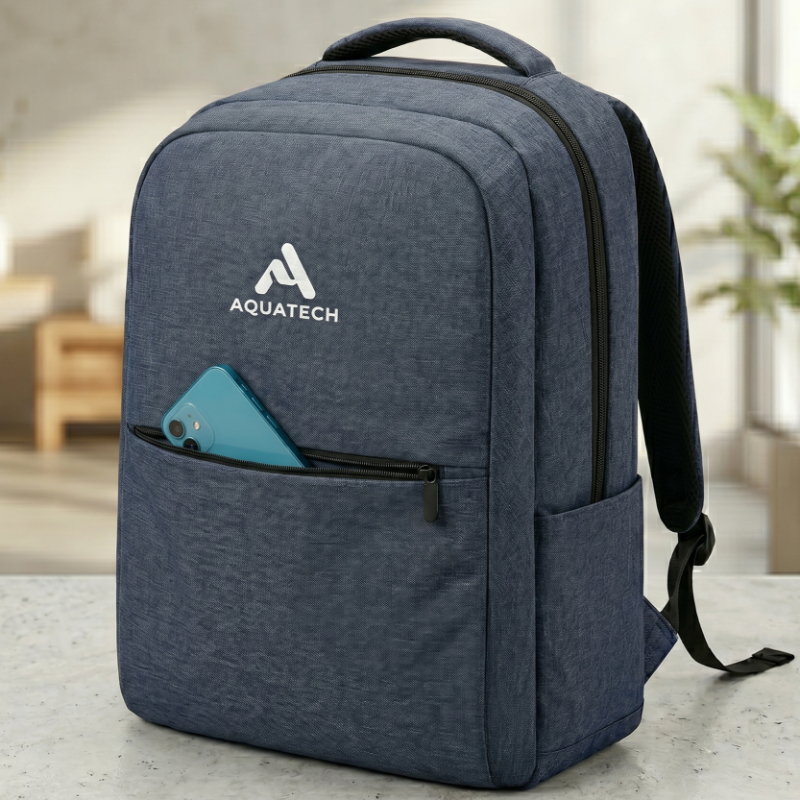 Laptop Sırt Çantası - Lacivert - İç Bölmeli - Bilgisayar Korumalı - 2